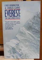 bonington everest unclimbed ridge 1984 paperback 