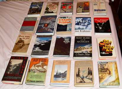 a bed of books
