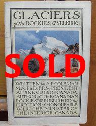 coleman glaciers of the rockies first edition
